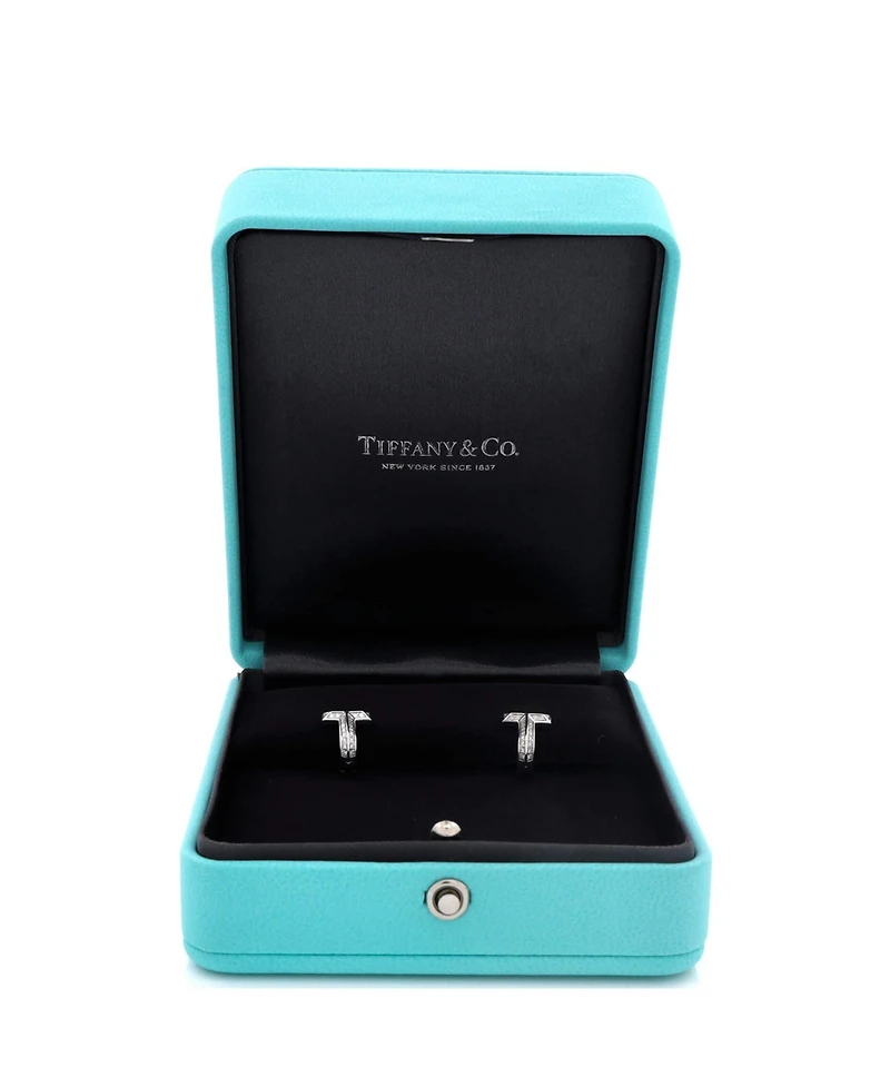 Pre-Owned Tiffany & Co T1 Huggie Hoop Earrings