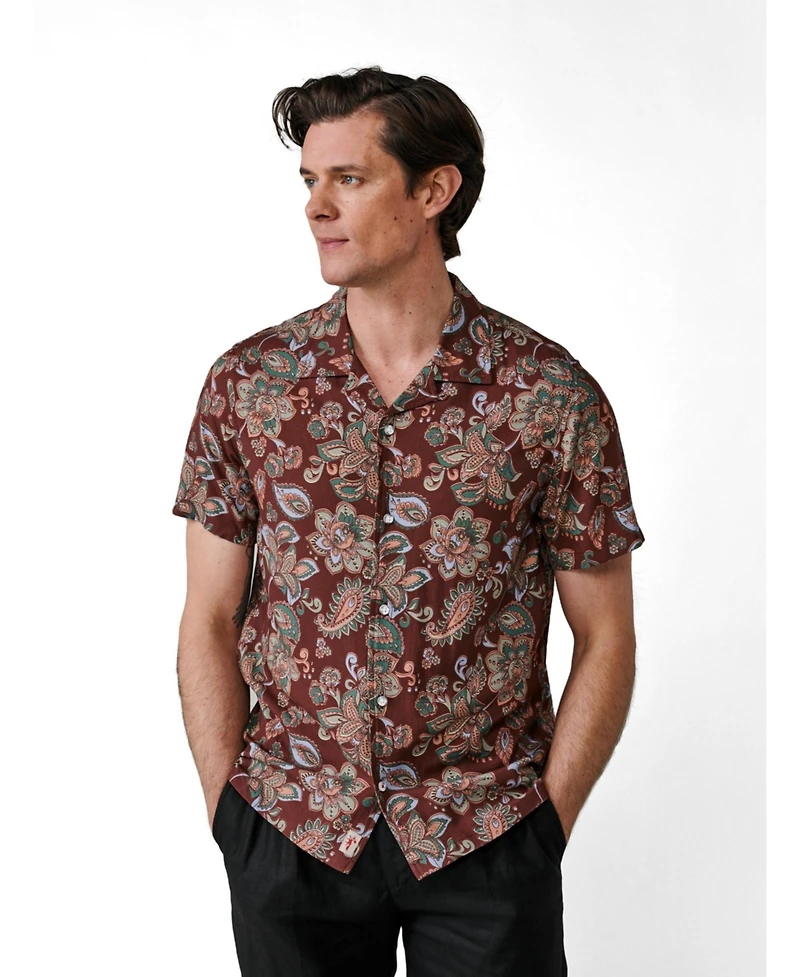 Aubin Men's Belmont Printed Shirt