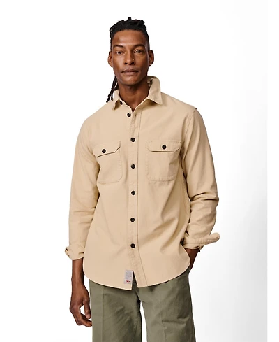 Aubin Men's Henderson Canvas Relaxed Fit Overshirt