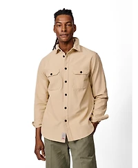 Aubin Men's Henderson Canvas Relaxed Fit Overshirt
