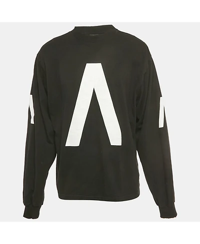 Pre-Owned Balenciaga Men's Limited Edition music Archive Jersey Distressed T-Shirt