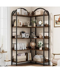 gaomon 68.5" Tall Large Corner Bookshelf