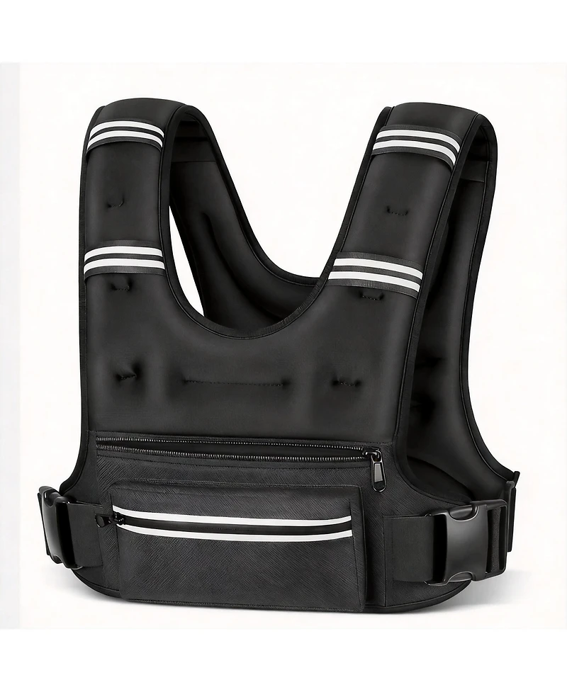Aofar Weighted Vest Adjustable Straps Reflective Running Workout