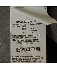 Pre-Owned Off-White Men's Print Cotton Half Sleeve T-Shirt