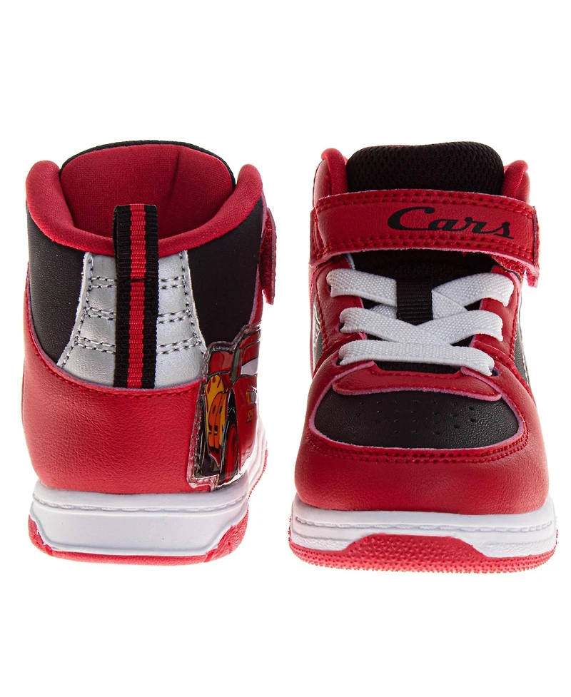 Disney Boy's (6-12) Pixar Lightning McQueen High-Top Sneakers