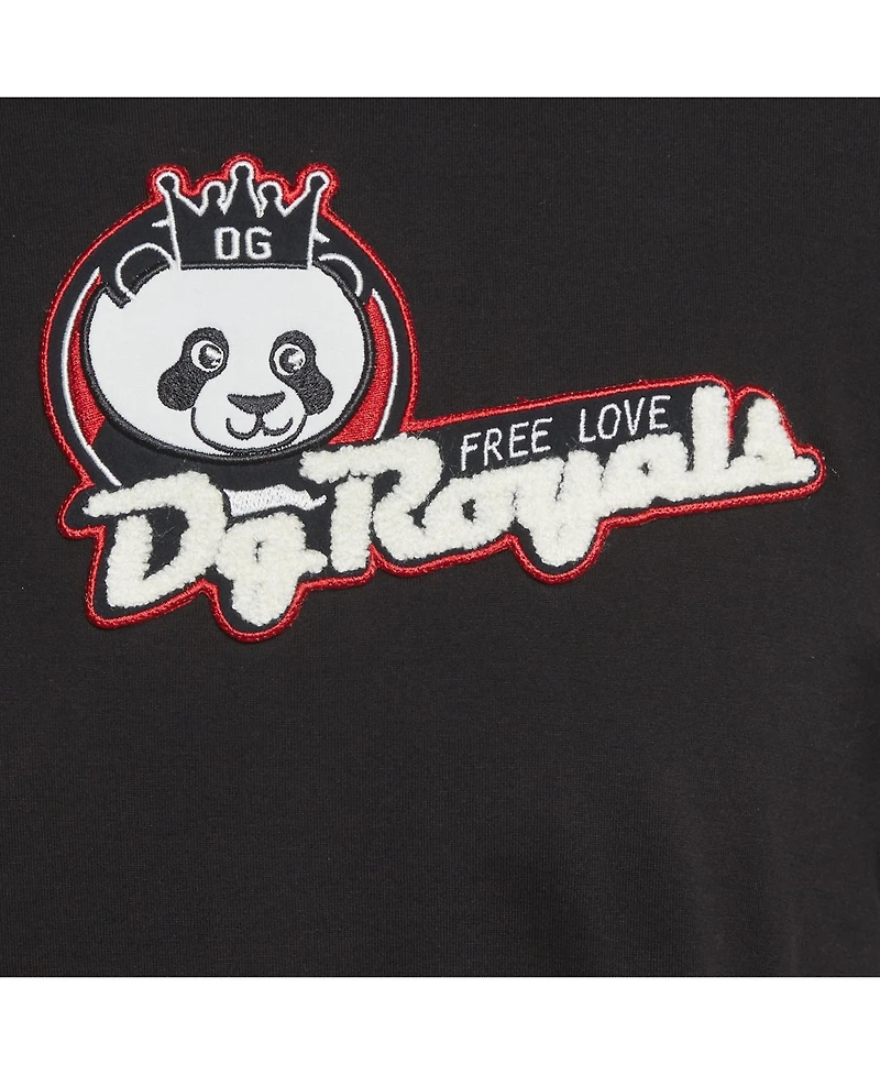 Pre-Owned Dolce & Gabbana Men's Applique Jersey T-Shirt