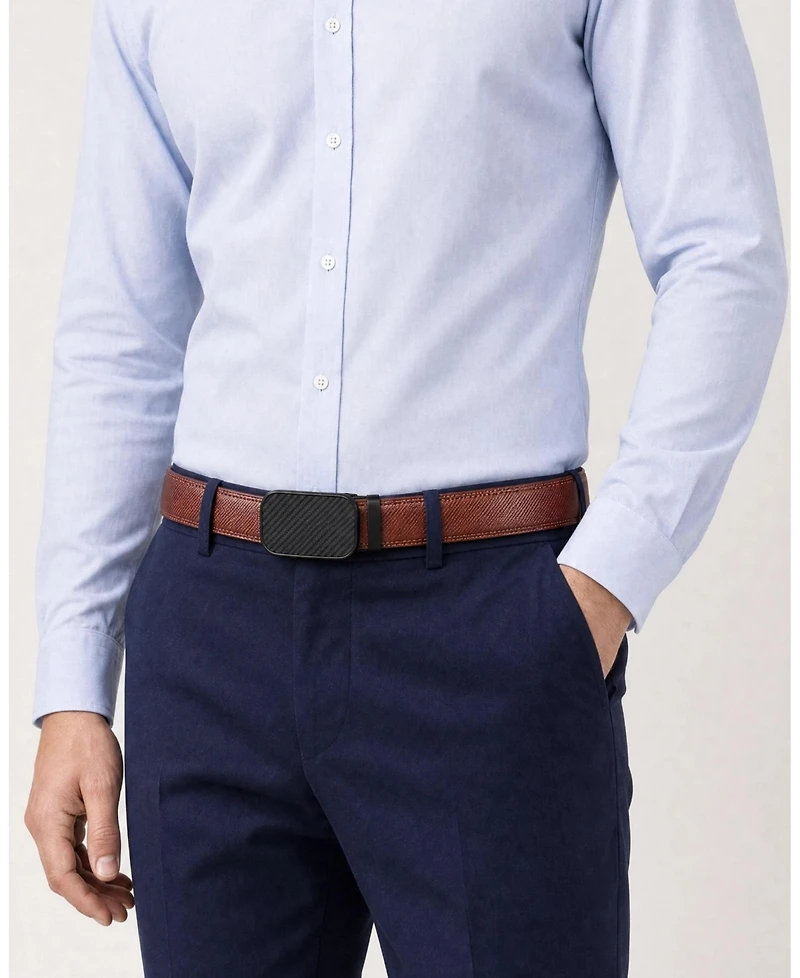 Men's Diagonal Weave Ratchet Belt