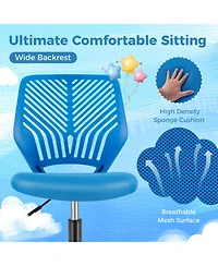 Gouun Height Adjustable Ergonomic Kids Desk Chair with Casters