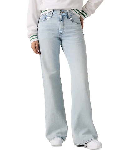 Levi's Juniors' Middy Loose Mid Rise Bootcut Jeans