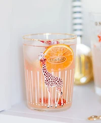 Yvonne Ellen Giraffe Hi Ball Glasses, Set of 4