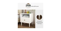 Lucky One 23.6"W Nightstand with Drawer and Shelf