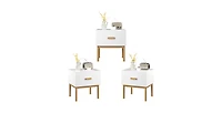 Lucky One 1-Drawer Nightstand with Solid Pine Legs