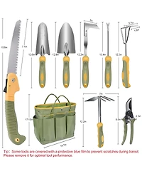 Xdovet Garden Tool Set 9pieces Stainless Steel Heavy Duty Bag Gift Men Women