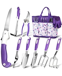 Xdovet Garden Tool Set Heavy Duty Aluminum Kit With Bag Gloves