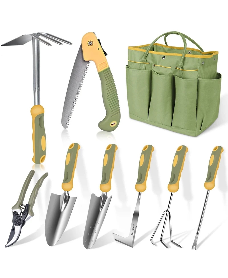 Xdovet Garden Tool Set 9pieces Stainless Steel Heavy Duty Bag Gift Men Women