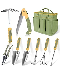 Xdovet Garden Tool Set 9pieces Stainless Steel Heavy Duty Bag Gift Men Women