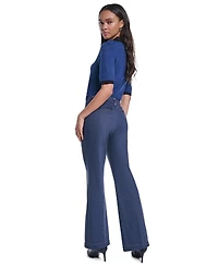 Karl Lagerfeld Paris Petite Mid-Rise Pants