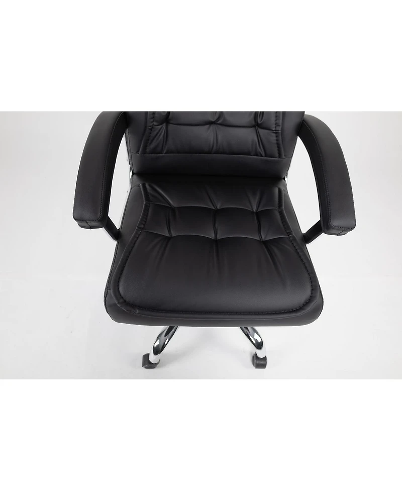 Streamdale Furniture High Back Ergonomic Pu Leather 350lbs Capacity Executive Office Chair