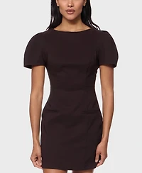 Alex & Sophia Juniors' Boat Neck Short-Sleeve Woven Dress