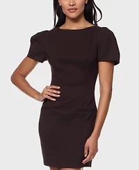 Alex & Sophia Juniors' Boat Neck Short-Sleeve Woven Dress