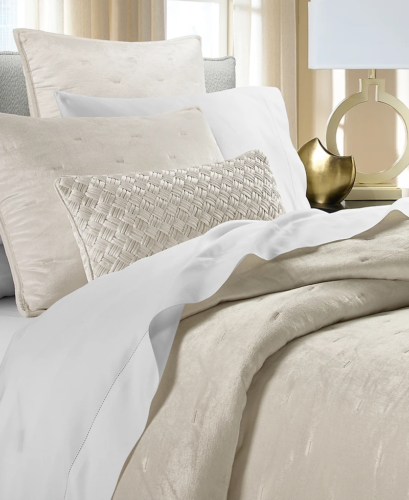 Hotel Collection Velvet Plush 3-Piece Coverlet Set, King, Macy's Exclusive