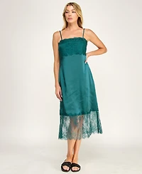 Row A Juniors' Sleeveless Midi Dress