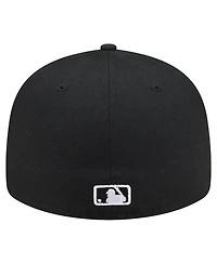 New Era Men's Black Pittsburgh Pirates Americana Bald Eagle Pre-Curved 59FIFTY Fitted Hat