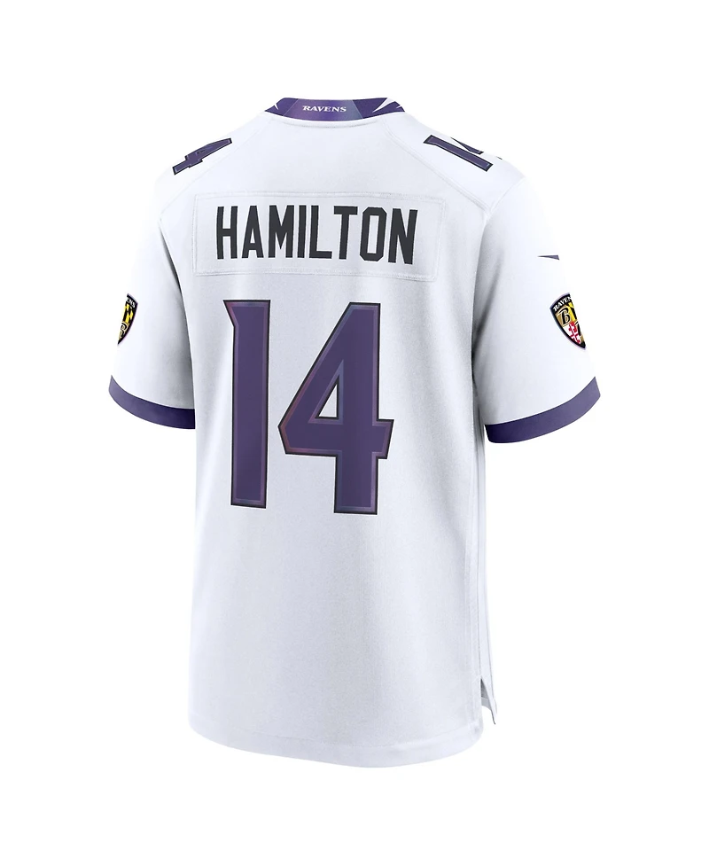 Nike Men's Kyle Hamilton White Baltimore Ravens Game Jersey