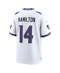 Nike Men's Kyle Hamilton White Baltimore Ravens Game Jersey