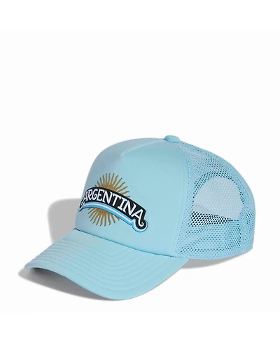 Adidas Men's and Women's Light Blue Argentina National Team Trucker Adjustable Hat