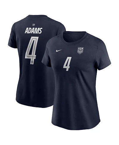 Nike Women's Tyler Adams Navy Usmnt Away Name & Number T-Shirt