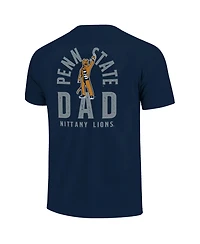 Image One Men's Navy Penn State Nittany Lions Father's Day Mascot Overlay T-Shirt