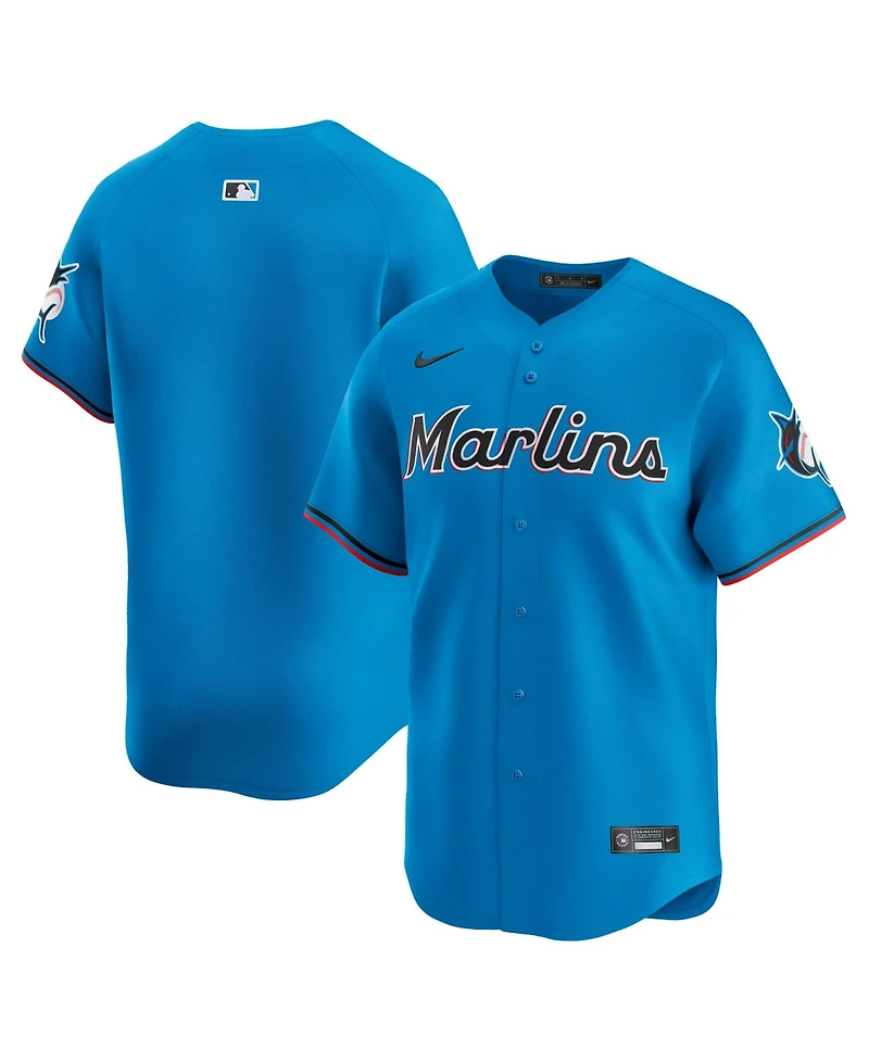 Nike Men's Blue Miami Marlins Limited Jersey