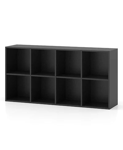 Slickblue Modern 8 Cube Storage Organizer Bookshelf for Home Office