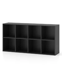 Slickblue Modern 8 Cube Storage Organizer Bookshelf for Home Office