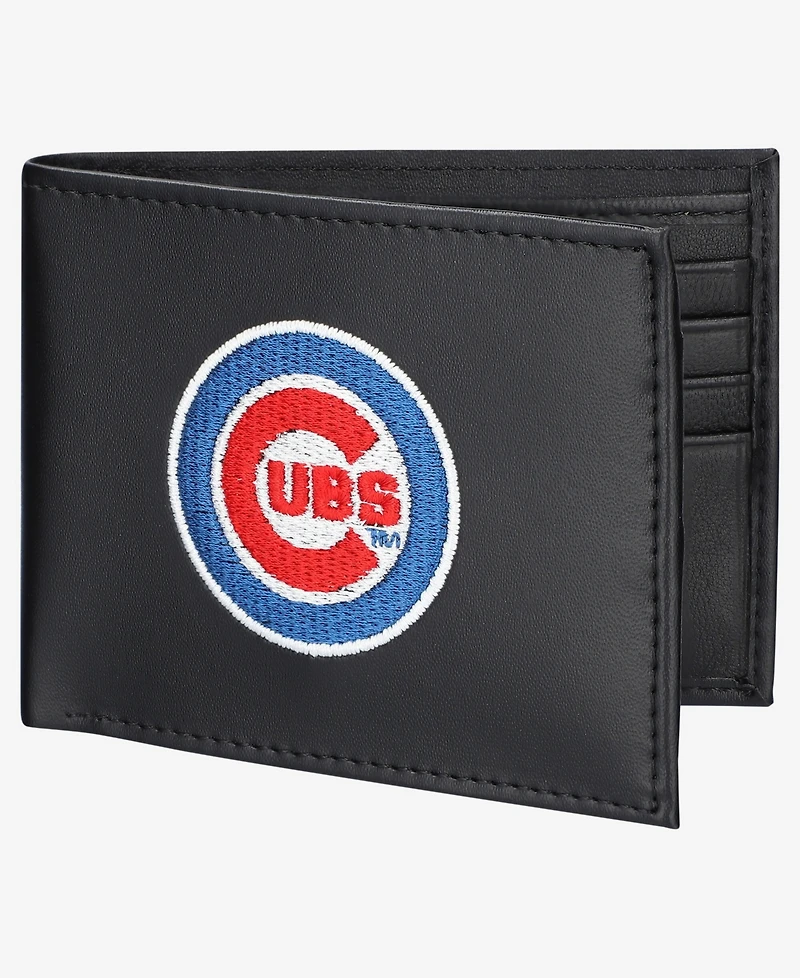 Evergreen Enterprises Chicago Cubs Synthetic Leather Embroidered Bifold Wallet