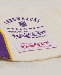 Mitchell & Ness Women's Randy Moss Cream Minnesota Vikings Retired Player Cropped Fashion Jersey
