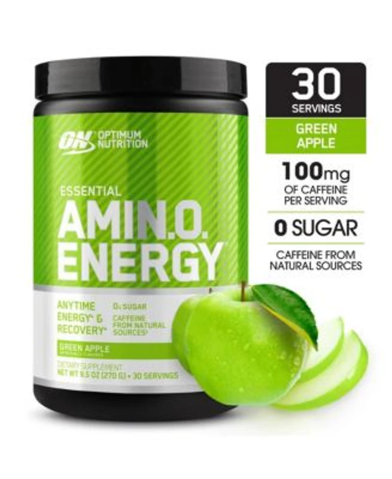 Optimum Nutrition Amino Energy Pre Workout With Tea Bcaa Amino Acids Keto Friendly Coffee Extract Apple 30 Servings