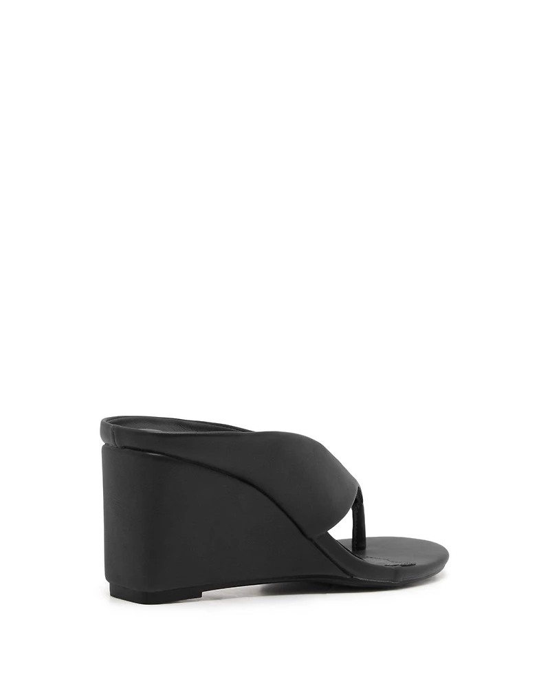 Therapy Australia Women's Sera Round Toe Wedge Thong Heel