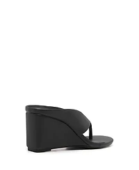 Therapy Australia Women's Sera Round Toe Wedge Thong Heel
