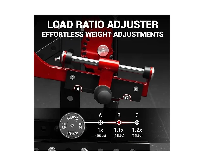 Mikolo Leg Extension and Curl Machine Adjustable Plate Loaded Seated Leg Extension and Lying Leg Curl for Home Gym