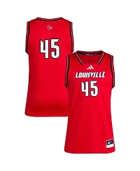 Adidas Men's 45 Red Louisville Cardinals Replica Swingman Jersey