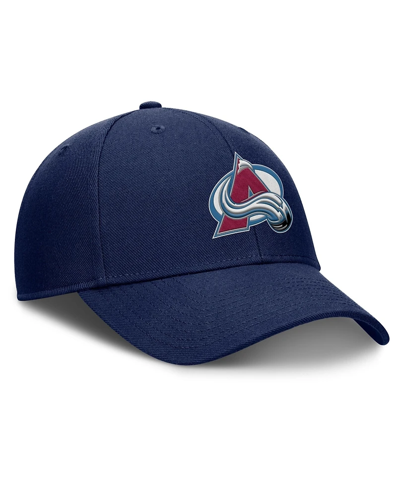 Fanatics Men's Navy Colorado Avalanche Force Adjustable Hat