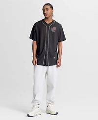Fanatics Men's Gray Team Usa Core Foundation Ball Button-Up Shirt