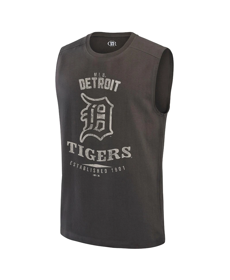 Darius Rucker Collection By Fanatics Men's Charcoal Detroit Tigers Muscle Tank Top