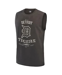 Darius Rucker Collection By Fanatics Men's Charcoal Detroit Tigers Muscle Tank Top