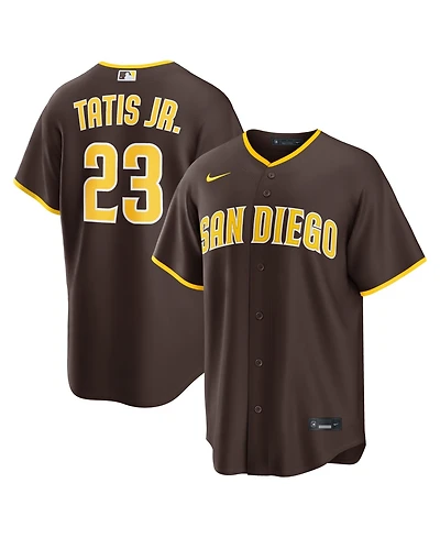 Nike Men's Fernando Tatis Jr. Brown San Diego Padres Road Replica Jersey