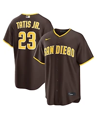 Nike Men's Fernando Tatis Jr. Brown San Diego Padres Road Replica Jersey