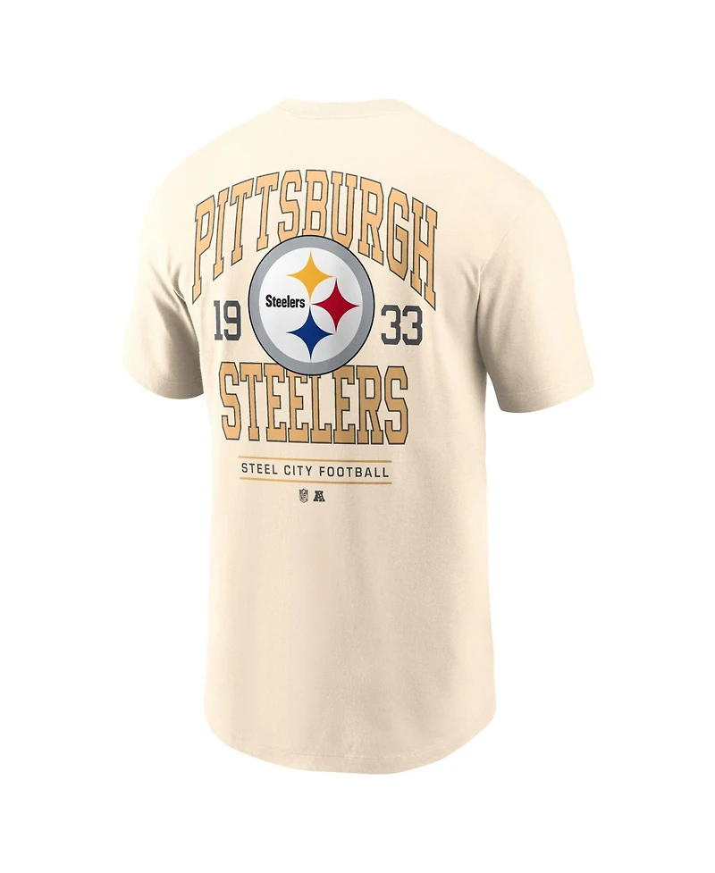 Nike Men's Natural Pittsburgh Steelers Freestyle Essential T-Shirt