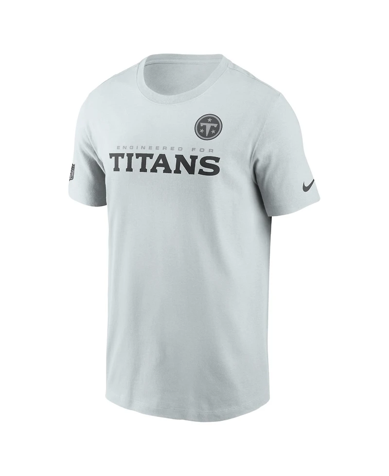 Nike Men's Gray Tennessee Titans Sideline Dri-fit T-Shirt